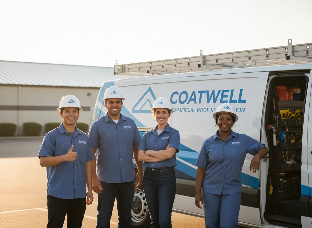Commercial roof coating company in Lillie, LA